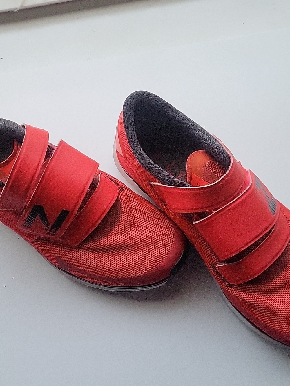 New Balance Cycle Shoes With Metal Cleats 7.5 RED